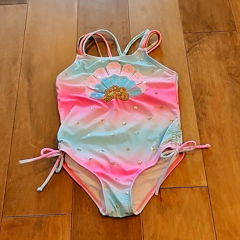 Betsey Johnson Size 5 Girls Swimsuit